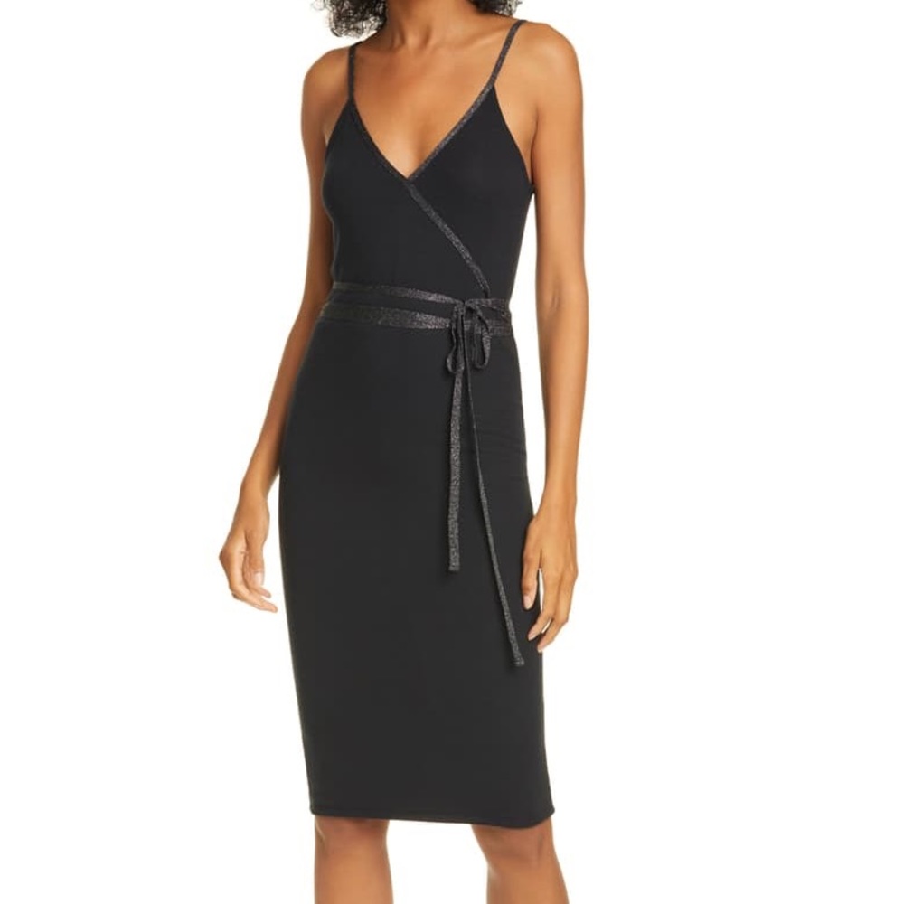 NWT $295 ATM Anthony Thomas Melillo Black Dress